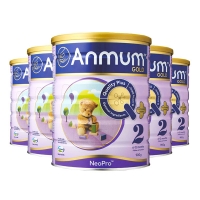 新西兰直邮6罐  ANMUM 安满 金装 婴儿奶粉二段 900g 6罐一箱 (需要身份证号码【保质期2024年11月】