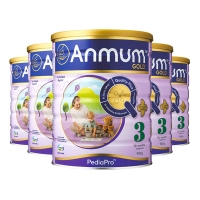 送保温杯 新西兰直邮6罐  ANMUM 安满 金装 婴儿奶粉三段 900g 6罐一箱 (需要身份证号码发货)