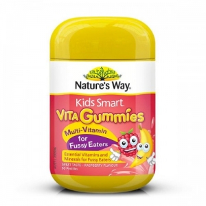 （特价3刀）Nature's Way 佳思敏挑食儿童复合维生素软糖60粒 挑食专用天热融化不赔