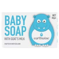 Earthwise婴儿有机羊奶皂  新西兰原产  无人工色素及香料添加  80g