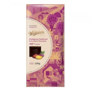 【超市专柜】Whittakers 惠特克 马达加斯加黑巧克力 100g 零食