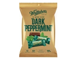 【超市专柜】Whittakers 惠特克 12个独立包装 薄荷巧克力 180g 零食 零食 零食