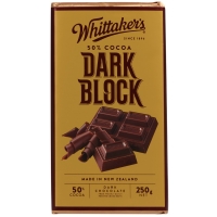 【超市专柜】Whittakers 惠特克 黑巧克力 50%可可 250g 零食