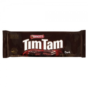 【超市专柜】Arnotts Tim Tam 黑巧克力饼干 200g 零食