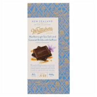 【超市专柜】Whittakers 惠特克 海盐焦糖&藏红花黑巧克力 100g 零食