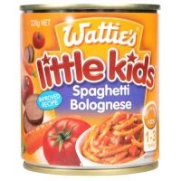 Watties 幼儿辅食 番茄肉酱意大利细面条 220g （1-3岁）