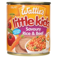 Watties 幼儿辅食 可口的米饭&牛肉 220g （1-3岁）
