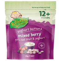 【超市专柜】Raffertys 幼儿零食 浆果酸奶豆豆 28g （12个月以上）