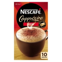 Nescafe 雀巢咖啡 卡布奇诺口味 脱因咖啡180g （10小包）