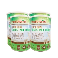 【新西兰直邮】Healtheries 贺寿利100%纯成人山羊奶粉 450g/罐 3罐装【保质期2025年8月】