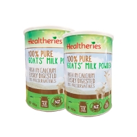 【新西兰直邮】Healtheries 贺寿利100%纯成人山羊奶粉 450g/罐 2罐装
