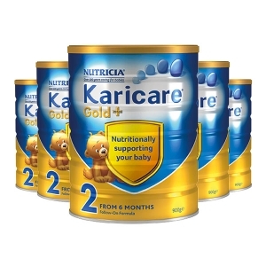 签名+报纸+拍照 新西兰直邮  Karicare可瑞康金装牛奶粉 2段 6罐1箱 900g 6-12个月20.06