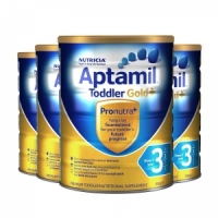 签名+报纸+拍照 【新西兰直邮】Aptamil爱他美金装3段 900g 6罐原装箱 直邮