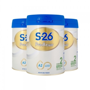 【新西兰直邮】Wyeth S26惠氏Pro-A2婴幼儿奶粉 2段*3罐 适合6-12个月宝宝 新西兰发货