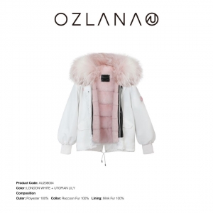 【国内现货仓 只接受人民币支付】OZLANA 大衣 （AU208004）百合印花短款派克
