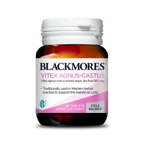 临保清仓特价 Blackmores 澳佳宝 圣洁莓 40片 助孕平衡内分泌