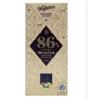 【超市专柜】Whittakers 可可情人86%黑巧克力 100g 零食