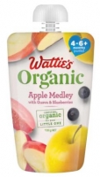Watties 有机苹果辅食泥4+ 120g婴幼儿辅食 超市采购