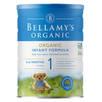 【直邮保税仓发货】BELLAMY'S贝拉米有机婴儿奶粉1段 900g*2罐【不支持纽币】2025/05