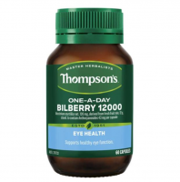 Thompson's汤普森 天然越橘精华 蓝莓护眼片 bbilberry 12000毫克 60粒 2025/11