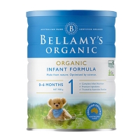 新西兰直邮 BELLAMY'S有机婴儿奶粉贝拉米1段 6桶一箱 【保质期2025年08月】