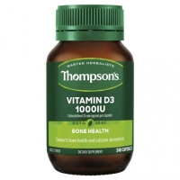 Thompson's Vitamin D3 1000iu 汤普森维生素D3 1000iu 240粒【保质期2025/06】