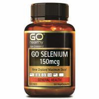 Go Healthy selenium 150mcg 120c 高之源 补硒胶囊 150mcg 120粒【保质期2026/10】