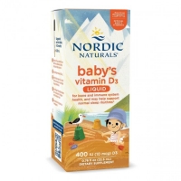 Nordic Naturals Babys Vitamin D3 400 IU 挪威小鱼VD3滴剂 22.5ml 0-2岁 2025/09
