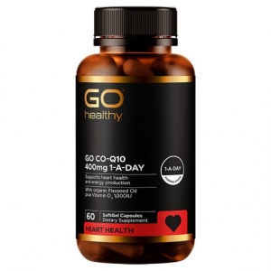 Go Healthy co-q10 400mg 60c 高之源 高含量 辅酶 400mg 60粒 【保质期2027/12】