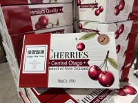 【只接受人民币支付】新西兰CO白金礼盒车厘子/樱桃 32-34 mm 1KG 装 国内顺丰派送 