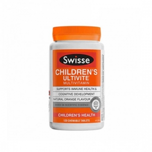 Swisse儿童维生素儿童复合维生素矿物质咀嚼片120粒【保质期2026/06】